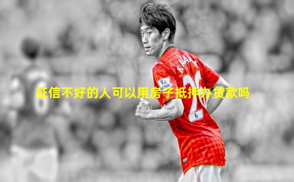 征信不好的人可以用房子抵押办贷款吗